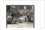 Illustration of the Council of Troyes by Anonymous