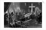 Illustration of Napoleon III Lying in State by Anonymous