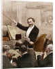 Illustration of Giuseppe Verdi Conducting in Paris by Anonymous