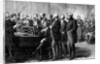 Illustration of Judges During a Musical Competition by Anonymous