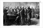 Illustration of Judges During a Musical Competition by Anonymous