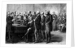 Illustration of Judges During a Musical Competition by Anonymous
