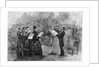 Illustration of Giuseppe Verdi Conducting a Performance of His Requiem Mass by Anonymous