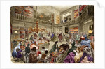 Illustration of a Bookstore in Paris by Anonymous