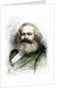 Portrait of Karl Marx by Anonymous