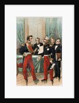 Illustration of the Marquis de Lafayette and the Duke of Orleans by Anonymous