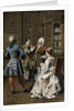 Illustration of a Scene at the Home of Monsieur G.M. by Maurice Leloir