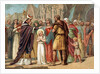 Illustration of Saint Genevieve with Saint Germain of Auxerre by Anonymous