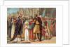 Illustration of Saint Genevieve with Saint Germain of Auxerre by Anonymous