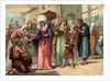Illustration of Saint Genevieve Distributing Bread to the Hungry by Anonymous