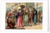 Illustration of Saint Genevieve Distributing Bread to the Hungry by Anonymous