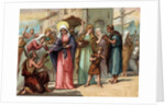 Illustration of Saint Genevieve Distributing Bread to the Hungry by Anonymous