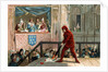 Illustration of King Philip IV Watching the Public Burning of a Papal Decree by Anonymous