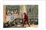 Illustration of King Philip IV Watching the Public Burning of a Papal Decree by Anonymous