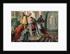 Illustration of Hugh Capet Crowning His Son, Robert II the Pious by Anonymous