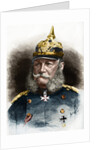 Portrait of Wilhelm I of Prussia by Anonymous