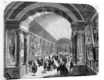Illustration of the Medici Gallery at the Musee du Louvre by Anonymous