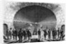 Illustration of Dignitaires Viewing the Main Sewer of Gare de Strasbourg by Anonymous