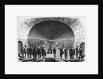 Illustration of Dignitaires Viewing the Main Sewer of Gare de Strasbourg by Anonymous