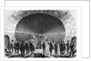 Illustration of Dignitaires Viewing the Main Sewer of Gare de Strasbourg by Anonymous