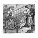 Illustration of the Manufacture of Cotton Thread by Anonymous