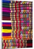 Colorful Peruvian Blankets by Anonymous