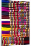 Colorful Peruvian Blankets by Anonymous