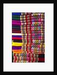 Colorful Peruvian Blankets by Anonymous