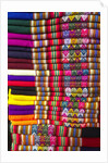 Colorful Peruvian Blankets by Anonymous