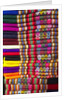 Colorful Peruvian Blankets by Anonymous