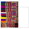 Colorful Peruvian Blankets by Anonymous