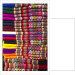 Colorful Peruvian Blankets by Anonymous