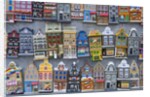 Refrigerator Magnets of Amsterdam Town Homes by Anonymous