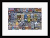 Refrigerator Magnets of Amsterdam Town Homes by Anonymous