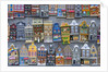 Refrigerator Magnets of Amsterdam Town Homes by Anonymous