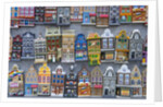 Refrigerator Magnets of Amsterdam Town Homes by Anonymous