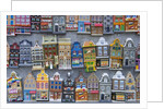 Refrigerator Magnets of Amsterdam Town Homes by Anonymous