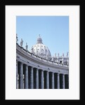 Colonnade and Dome, Piazza San Pietro by Corbis