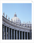 Colonnade and Dome, Piazza San Pietro by Corbis