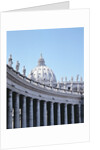 Colonnade and Dome, Piazza San Pietro by Corbis