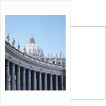 Colonnade and Dome, Piazza San Pietro by Corbis