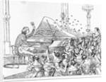 Franz Liszt During Concert in Berlin by Anonymous