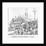 Franz Liszt During Concert in Berlin by Anonymous