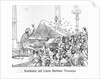 Franz Liszt During Concert in Berlin by Anonymous