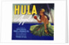 Hula Apples Fruit Crate Label by Anonymous