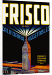 Frisco California Vegetables Crate Label by Anonymous