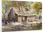 Mark Twain's Cabin by LaVere Hutchings