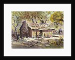 Mark Twain's Cabin by LaVere Hutchings