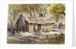 Mark Twain's Cabin by LaVere Hutchings