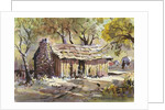 Mark Twain's Cabin by LaVere Hutchings